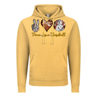 Vintage Mustard peace love baseball Vintage Hoodie - RanaPortraitStore