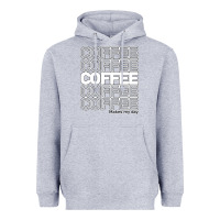 Heather Grey Coffee Makes Heavyweight Hoodie - Bettercallsaul