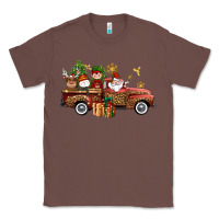 Chestnut Christmas Truck Elf Santa snowman reindeer Classic Tee - NancyCooperArtShop