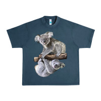 Midnight Navy Koala Urban Heavy Tee - LillyAllenDesigns