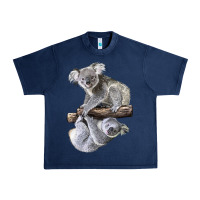 Navy Koala Urban Heavy Tee - LillyAllenDesigns
