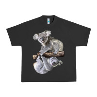 Pigment Black Koala Urban Heavy Tee - LillyAllenDesigns