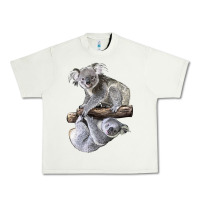 Pistachio Koala Urban Heavy Tee - LillyAllenDesigns