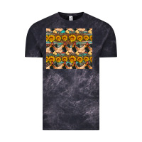 Cloud Black seamless poultry farm sunflowers chicken coop tumbler Vintage Tee - Artiststas