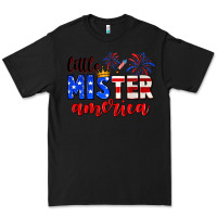 Black little mister america Premium Tee - Neo Western