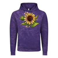 Cloud Purple sunflower Vintage Hoodie - JahusDesignShop