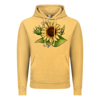 Vintage Mustard sunflower Vintage Hoodie - JahusDesignShop