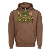 Chestnut Boy Mom Zipper Hoodie - BundleAndBundleShop