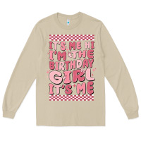 Mushroom its me hi im the birthday girl its me Long Sleeve Tee - MaliasSmallBusiness
