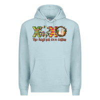 Blue Mist Xoxo the original love letters Premium Hoodie - NancyCooperArtShop