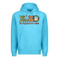 Ocean Blue Xoxo the original love letters Premium Hoodie - NancyCooperArtShop