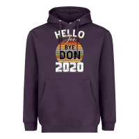 Plum Hello Joe Biden 2020 Heavyweight Hoodie - Bettercallsaul