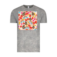 Cloud Rock back to school seamless pattern 6 (3600x3600) Vintage Tee - AdoDesignShop