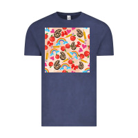 Vintage Denim back to school seamless pattern 6 (3600x3600) Vintage Tee - AdoDesignShop
