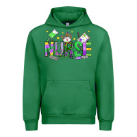 Emerald mardi gras nurse Urban Hoodie - OliviaCreatesArt