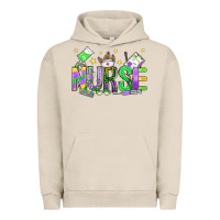 Pigment French Oak mardi gras nurse Urban Hoodie - OliviaCreatesArt