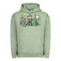 Pigment Oil Green mardi gras nurse Urban Hoodie - OliviaCreatesArt