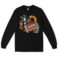 Black football cactus sunflower Long Sleeve Tee - JahusDesignShop