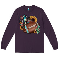 Plum football cactus sunflower Long Sleeve Tee - JahusDesignShop