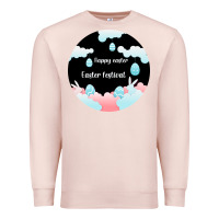 Pale Pink Happy Easter Premium Sweatshirt - Bettercallsaul