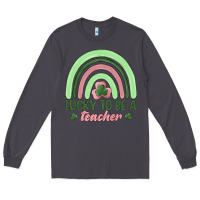 Smoke lucky to be a teacher Long Sleeve Tee - MaliasSmallBusiness