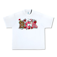 White valentines day rca Urban Heavy Tee - NancyCooperArtShop