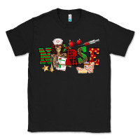 Black Christmas Nurse Classic Tee - NancyCooperArtShop