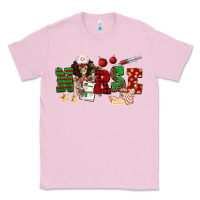 Bubblegum Pink Christmas Nurse Classic Tee - NancyCooperArtShop