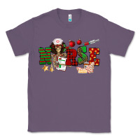 Lavender Christmas Nurse Classic Tee - NancyCooperArtShop