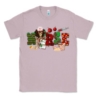 Lilac Christmas Nurse Classic Tee - NancyCooperArtShop