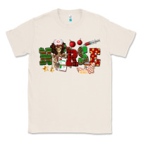 Natural Christmas Nurse Classic Tee - NancyCooperArtShop