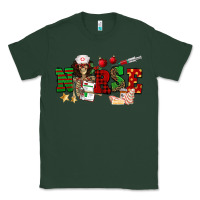 Sports Green Christmas Nurse Classic Tee - NancyCooperArtShop