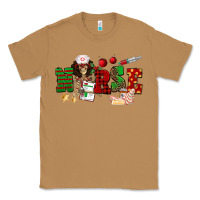 Toasted Coconut Christmas Nurse Classic Tee - NancyCooperArtShop