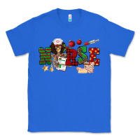 True Royal Christmas Nurse Classic Tee - NancyCooperArtShop