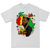 Dove Grey free ish since 1865 black man Premium Tee - HRA Design Shop