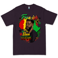 Plum free ish since 1865 black man Premium Tee - HRA Design Shop