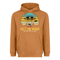 Meerkat UFO Vintage Retro Alien Outerspace Spaceship Heavyweight Hoodie - Bettercallsaul