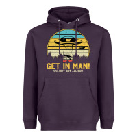 Plum UFO Vintage Retro Alien Outerspace Spaceship Heavyweight Hoodie - Bettercallsaul