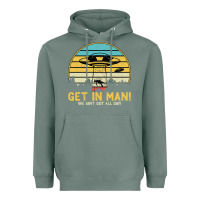 Sage UFO Vintage Retro Alien Outerspace Spaceship Heavyweight Hoodie - Bettercallsaul