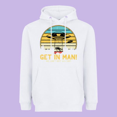 Ufo Vintage Retro Alien Outerspace Spaceship Heavyweight Hoodie Designed By Bettercallsaul