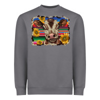 Storm western background baby calf Heavyweight Sweatshirt - BarkalooDesign