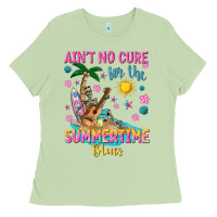 Matcha aint no cure for the summer time blues Ladies Tee - texasbilliewilder