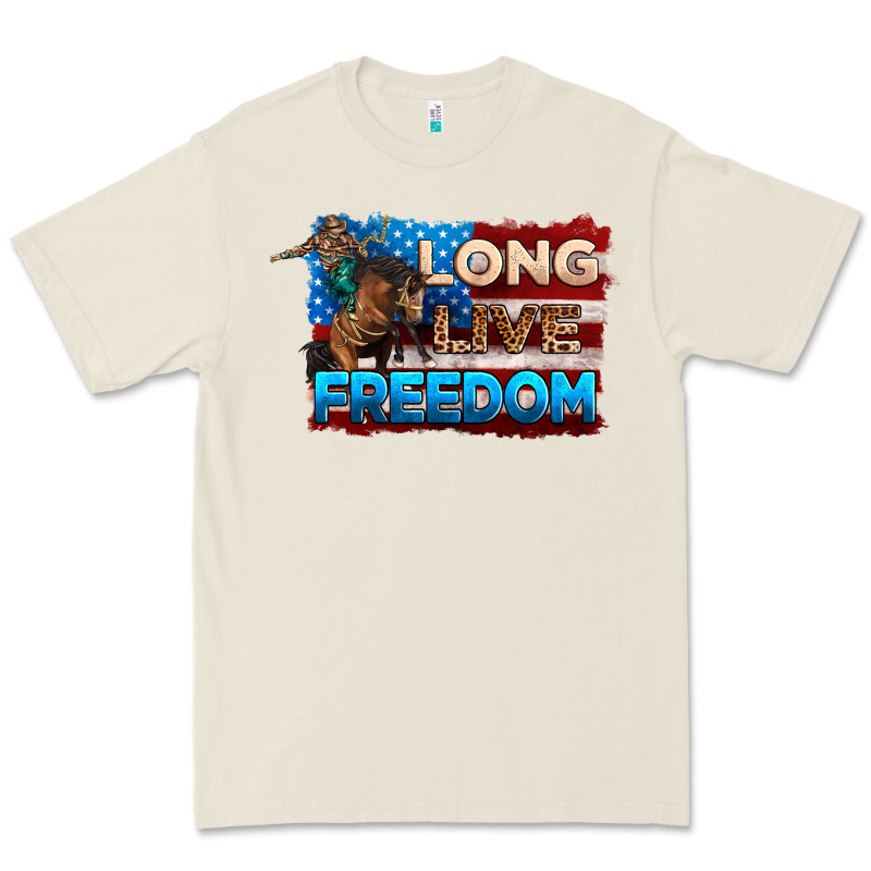 Long Live Freedom 4th Of July Premium Tee by Neo Western | Teevron