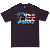 Plum Long live freedom 4th of july Premium Tee - Neo Western