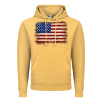 Vintage Mustard American flag Vintage Hoodie - JahusDesignShop