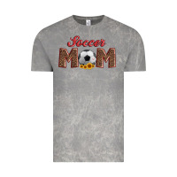 Cloud Rock soccer mom with ball and sunflower Vintage Tee - Artiststas