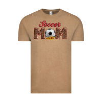 Vintage Coffee soccer mom with ball and sunflower Vintage Tee - Artiststas