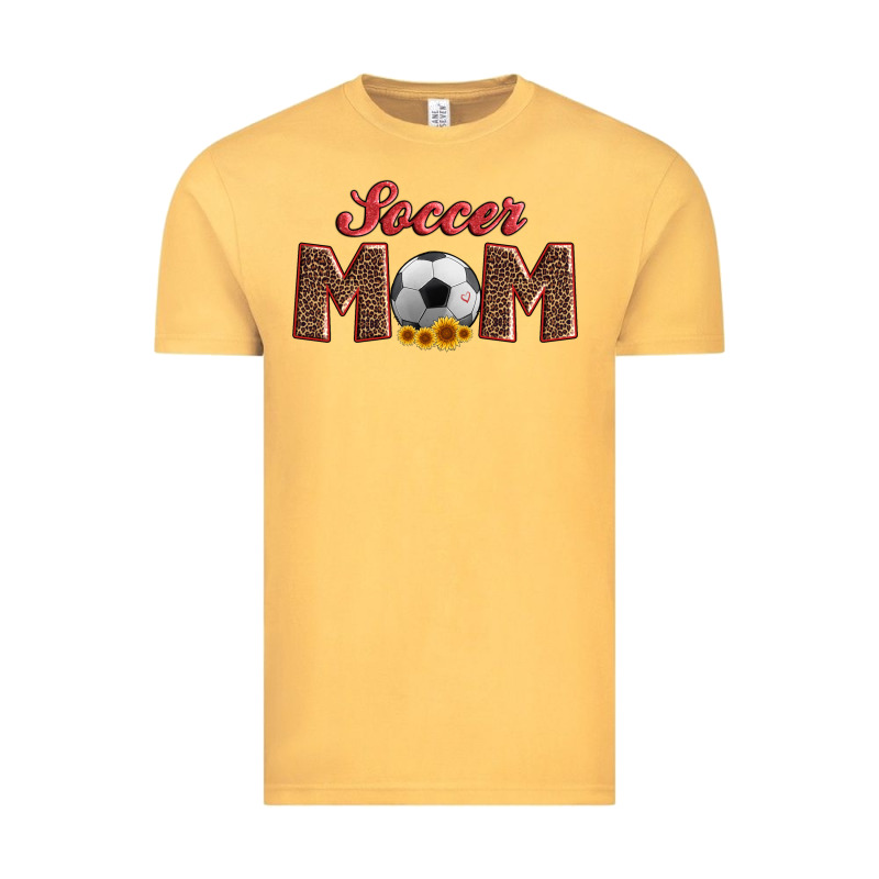 Soccer Mom With Ball And Sunflower Vintage Tee by Artiststas | Teevron