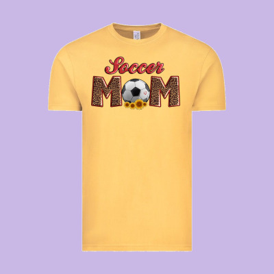 Soccer Mom With Ball And Sunflower Vintage Tee Designed By Artiststas