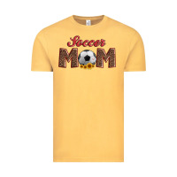 Vintage Mustard soccer mom with ball and sunflower Vintage Tee - Artiststas